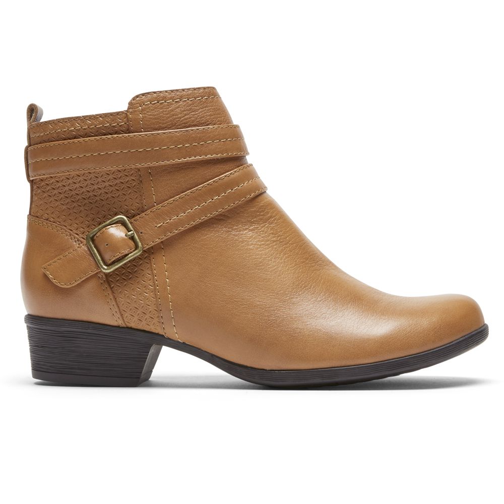 Botas Rockport Carly Strap Senhora - Marrom ( 579-GHRDOV )